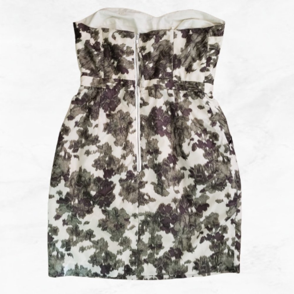 J.Crew Strapless Silk Dress Size 6 - Picture 3 of 7